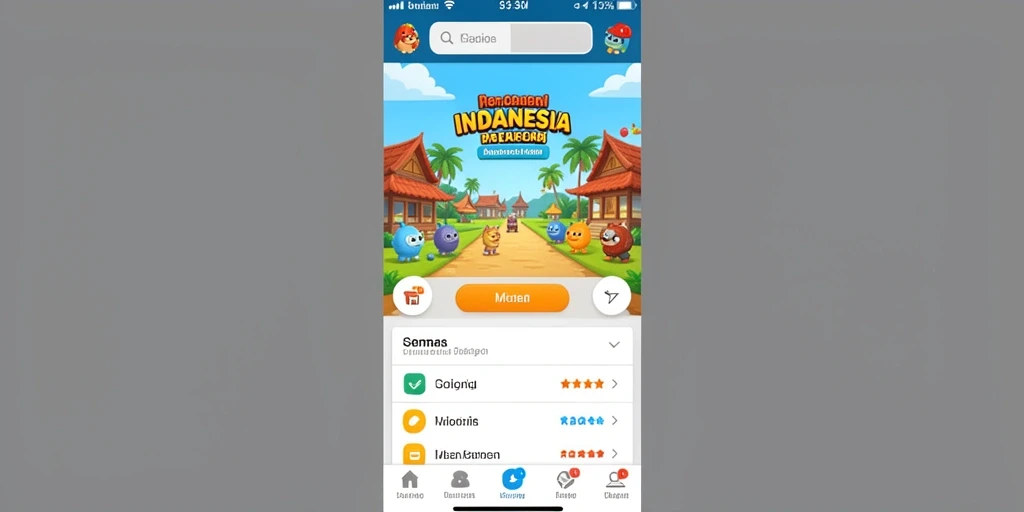 Antarmuka pengguna yang sederhana dan menarik.