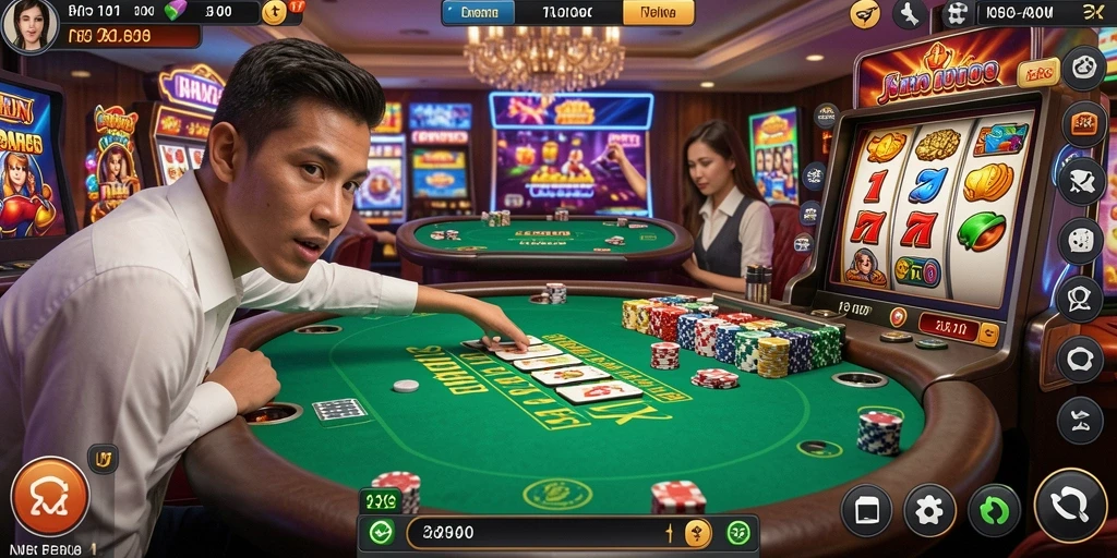 Tampilan awal permainan yang menarik dan intuitif.