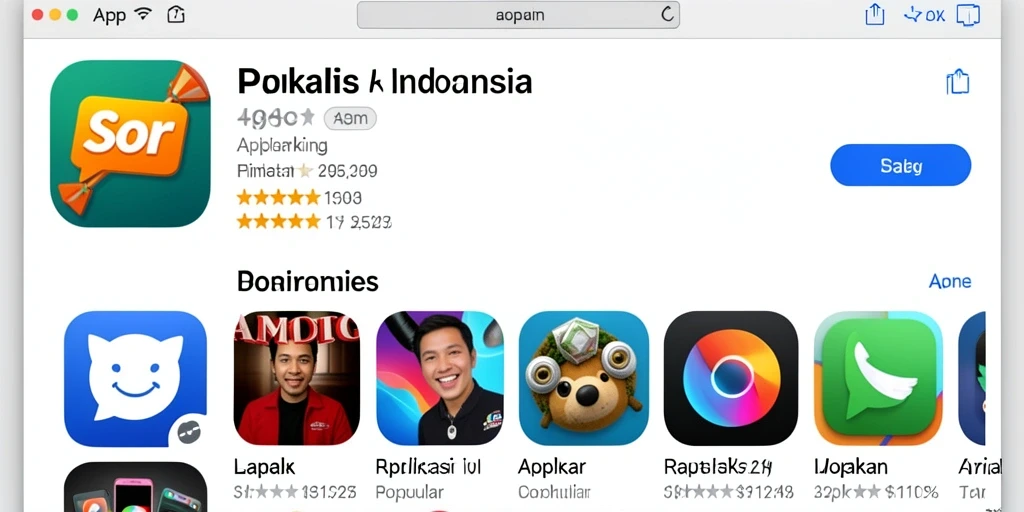 Tampilan awal yang menarik dan mudah navigasi.