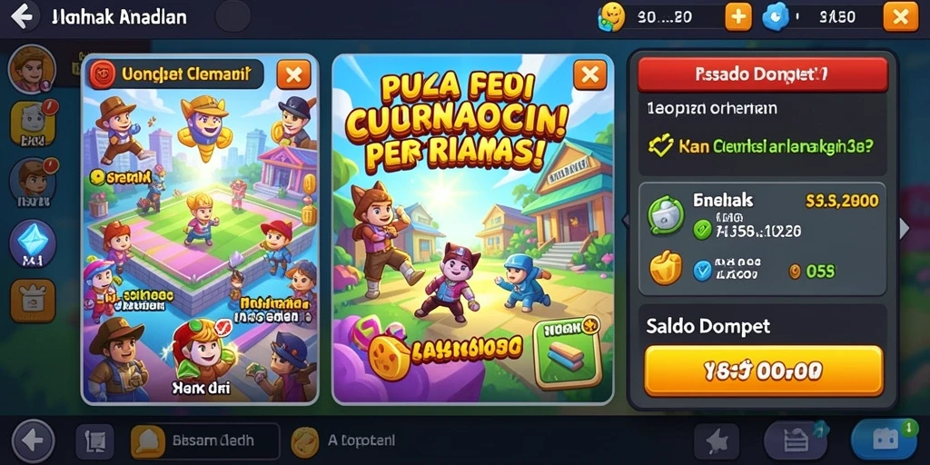 Tampilan awal game yang menawan.