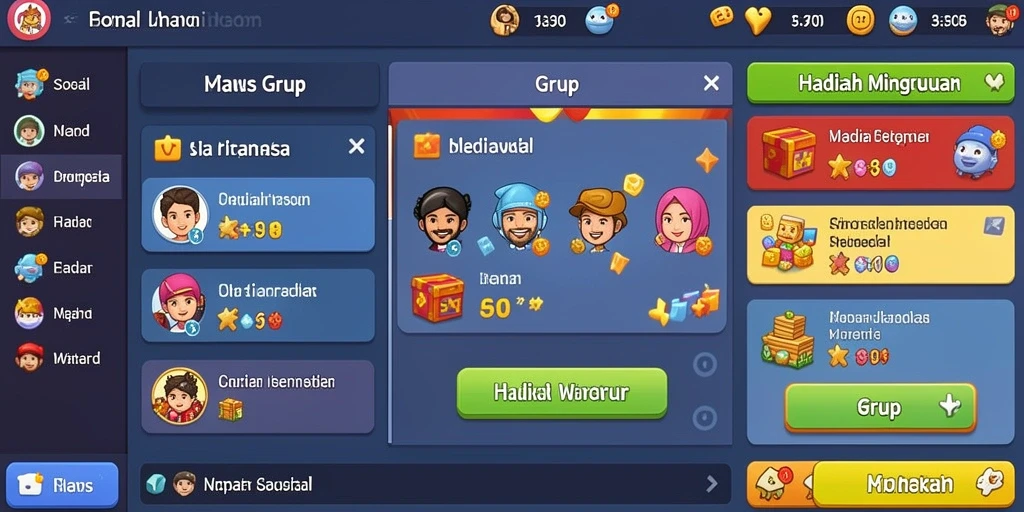 Tampilan antarmuka yang menarik dan modern.