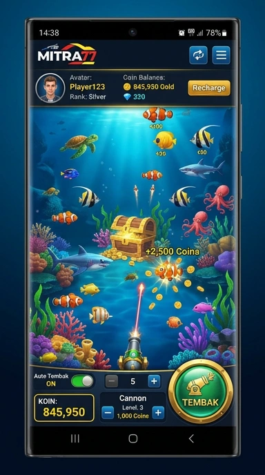 Galeri pratinjau visual mitra77 build APK resmi terbaru